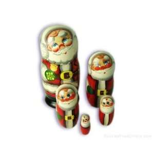  Ded Moroz Nesting Doll (Santa) 5 ps