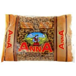 Anna Whole Wheat Elbows #81 1 lb (454 g) Grocery & Gourmet Food