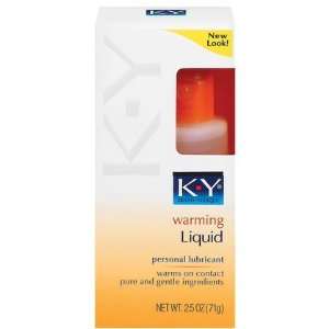  K Y Warming Personal Lubricant 2.5 oz (Quantity of 5 