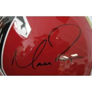 Matt Ryan Signed Helmet   Full Size Red PSA DNA   Autographed NFL 