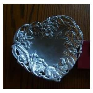  Arthur Court Bunny/orchid Heart Tray: Kitchen & Dining