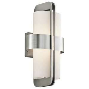 Kichler 49325SS, Asher Outdoor Wall Sconce Lighting, 75 Total Watts 