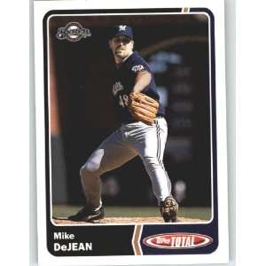  2003 Topps Total #166 Mike DeJean   Milwaukee Brewers 