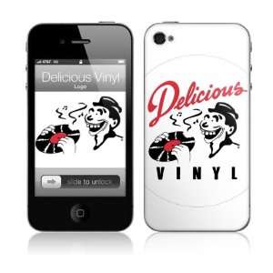   Skins MS DV10133 iPhone 4  Delicious Vinyl  Logo Skin Electronics