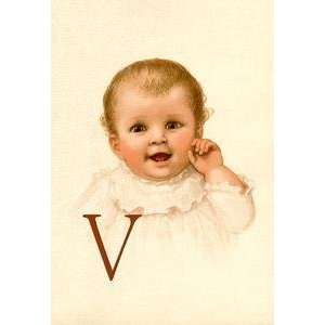  Vintage Art Baby Face V   11268 9