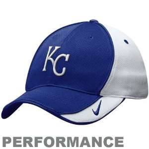 Nike Kansas City Royals White NikeFIT Adjustable Performance Practice 