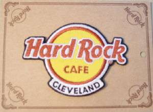 Hard Rock Cafe CLEVELAND 09 Classic Logo PATCH on Card  
