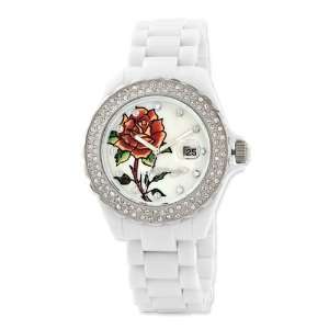  Ladies Designers Roxxy White Watch: Jewelry