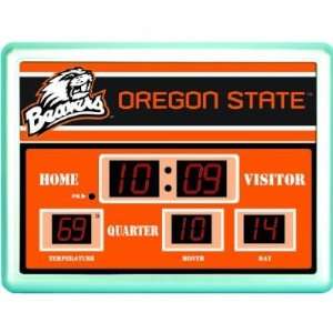  Oregon State Beavers Scoreboard Clock Thermometer NFL 
