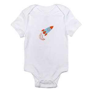  Rocket Ship Cotton Baby Onesie   Size 6 12 Months Baby