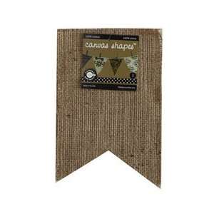  Canvas Corp   Burlap Shapes   Flag Arts, Crafts & Sewing