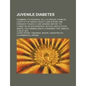 Juvenile diabetes: examining the personal toll on families, financial 