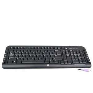 HP KB 0630 103 Key PS/2 Multimedia Keyboard (Black 