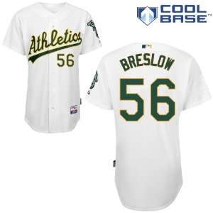  Craig Breslow Oakland Athletics Authentic Home Cool Base 