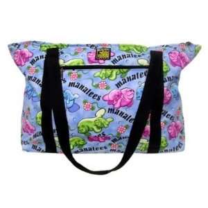   MANATEES Deluxe Tote Bag by Broad Bay 