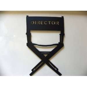  Home Theater Decor Directors Chair Metal Wall Art: Home 