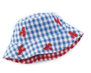    Mud Pie Boathouse Baby Little Pincher Reversible Hat: Clothing