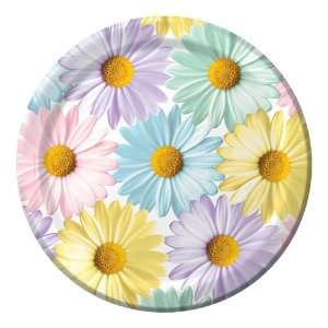   : Spring Daisies Paper Dinner Banquet Plates: Health & Personal Care