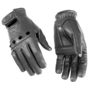  River Road Sturgis Perforated Leather Motorcycle Gloves 