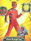 Red Power Ranger Costume Jungle Fury Size 10 12