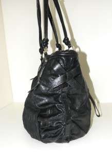 NEW GUESS B MARCIANO EMELIE BLACK LARGE HOBO TOTE BAG SHOPPER BOW 
