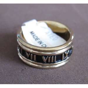  LADIES Fashion RING Size 6 Gold Plated Wedding BAND Style 