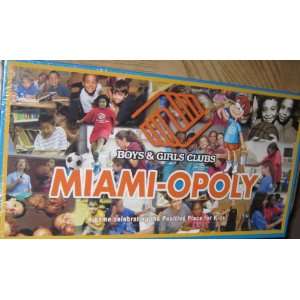  Miami Opoly Boys & Girls Clubs Edition Toys & Games