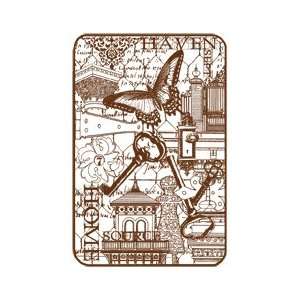   Artist Trading Card 7 Wood Mounted Rubber Stamp Arts, Crafts & Sewing