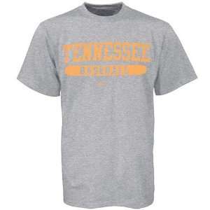  Nike Tennessee Volunteers Ash Baseball T shirt: Sports 
