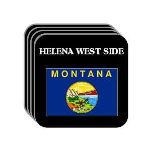 US State Flag   HELENA WEST SIDE, Montana (MT) Set of 4 Mini Mousepad 