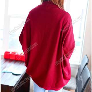 2011 New Fashion Womens Long Hitz Loose Cashmere Shawl Sweater Coat 
