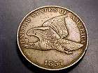  RARE 1857 MDO RD Flying Eagle Cent XF AU  OR 