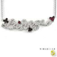 MIRABELLE Las Vegas Diamond 18k Necklace 18in  