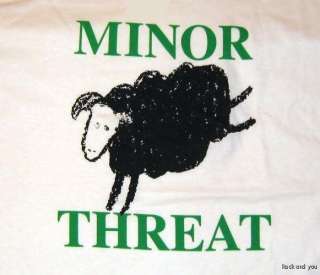 MINOR THREAT OUT OF STEP SHEEP rock T Shirt 2XL NWT  