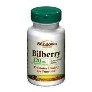  Sundown Bilberry Extract Capsules 60 Health & Personal 