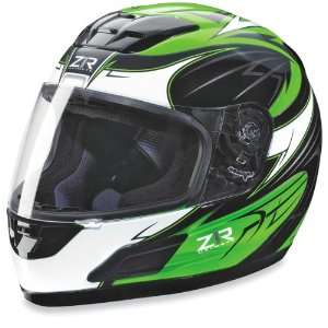  Z1R Viper Vengeance Full Face Motorcycle Helmet Green XXL 