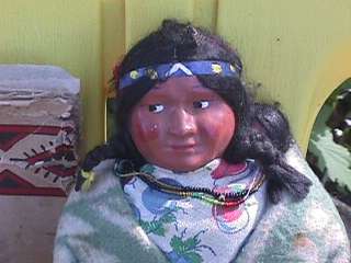two Native American Indian Dolls Minnetonka Skookum  