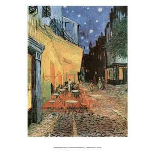   Terrasse de Cafe la Nuit night POSTER Vincent Van Gogh