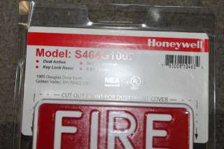 HONEYWELL S464G1007 DUAL ACTION FIRE ALARM PULL STATION  