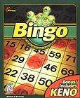   & Keno PC MAC CD match picked numbers lottery chance gambling games