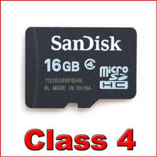 San disk 16GB Class 4 Micro SD SDHC MicroSD Memory Card 16 G GB 16G TF 