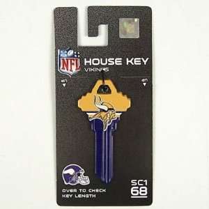   Vikings Official Schlage Blank House Keys (2): Sports & Outdoors