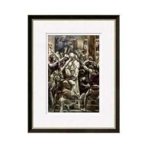  Christ Mocked In The House Of Caiaphas Framed Giclee Print 