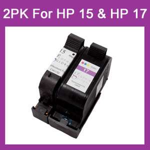 Combo Pack Ink Cartridge for HP 15 17 HP15 HP17 C6615DN Deskjet 843C 