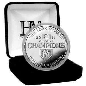 MLB New York Yankees 2011 American League East Division Champs Silver 