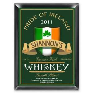  Personalized Irish Whiskey Pub Sign: Home & Kitchen