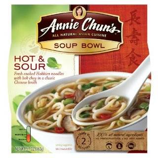 Annie Chuns Hot & Sour Soup Noodle Bowl, 5.7 Ounce Bowls (Pack of 6)
