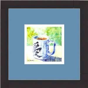  Hot Tea  Kangi Mug, framed giclee print of watercolor by 