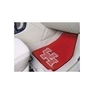 Houston Cougars Car Floor Mats 18 x 27 Carpeted Pair