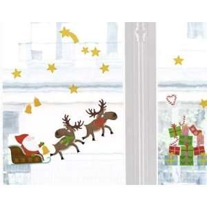  Home Stickers HOWI 002 Santa Claus Decorative Window 